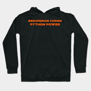 SSSuperior Coding Python Power Programming Hoodie